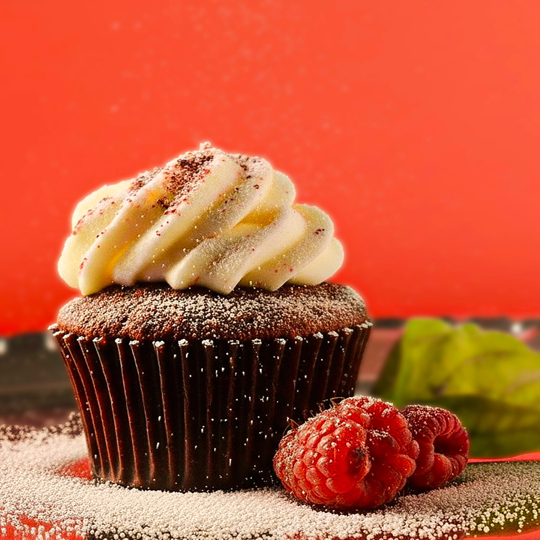 Red Velvet Cupcake Photoshoot